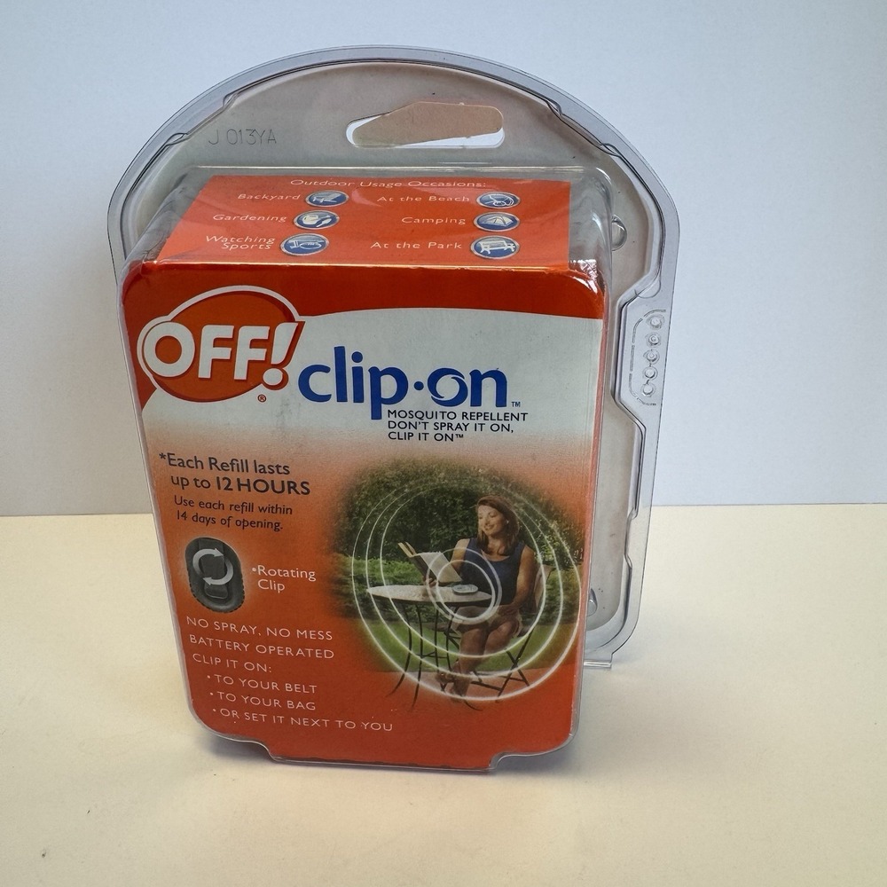 Off! Clip-On Mosquito Repellent Fan w/ Refill - 12 Hour Protection - New - Picture 3 of 7